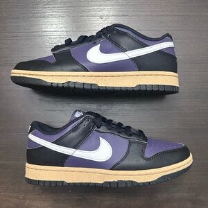 Nike Women’s Black and Purple Dunk Low Next Nature Size 7.5